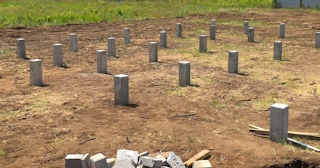 Фундамент на забивных жб сваях под ключ в Карабулаке - фундамент из забивных железобетонных свай цена от 3168 руб/м2